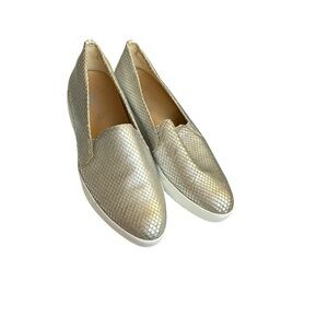Dr. Scholl's Silver Metallic Flats